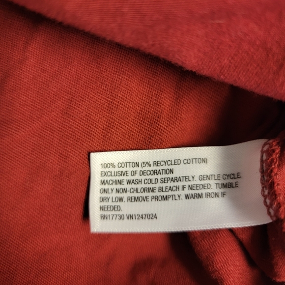 JoyLab Boxy Fit Cropped Long Sleeve Tee Red Size XS - Picture 6 of 7